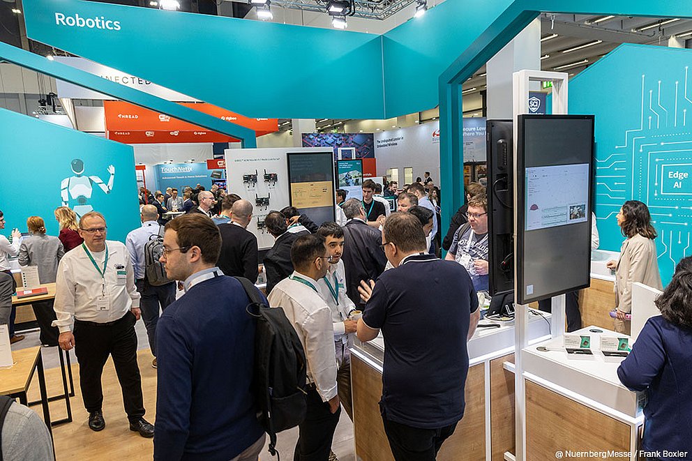 Foto auf der Embedded World 2026 in Nürnberg